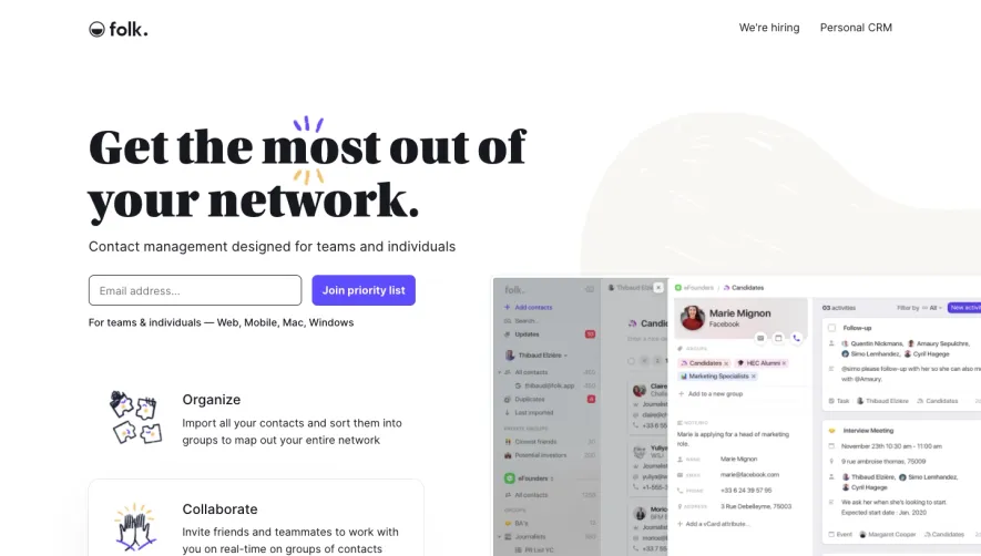 Folk Early Access Page