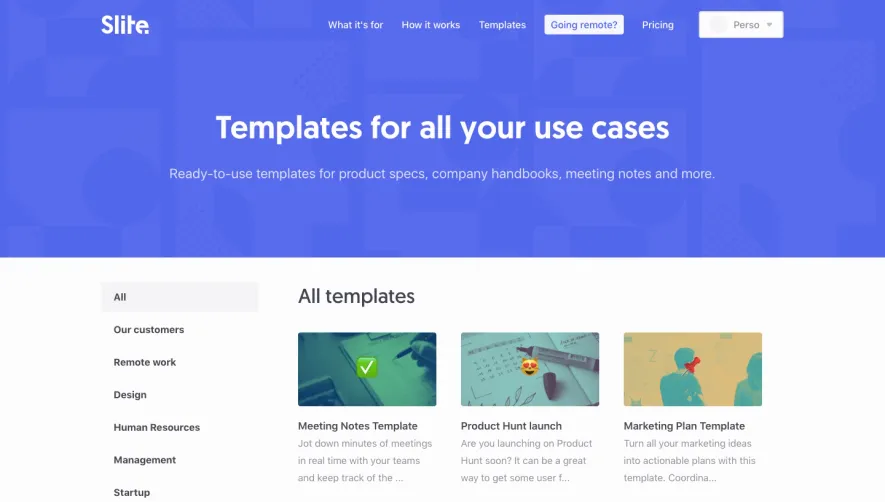 Slite Templates