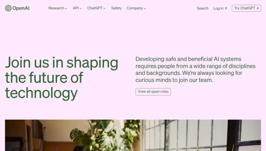 OpenAI Careers Page