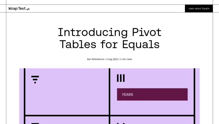 Equals Blog Post