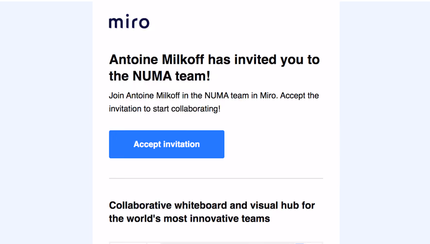 Miro Invite Team Members