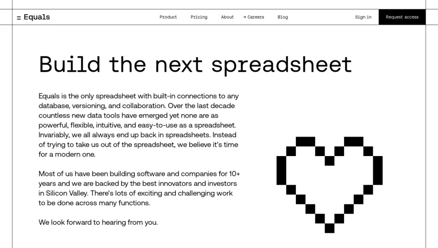 Equals Careers Page
