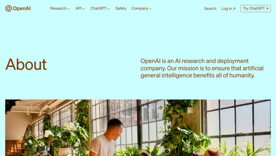 OpenAI About Page