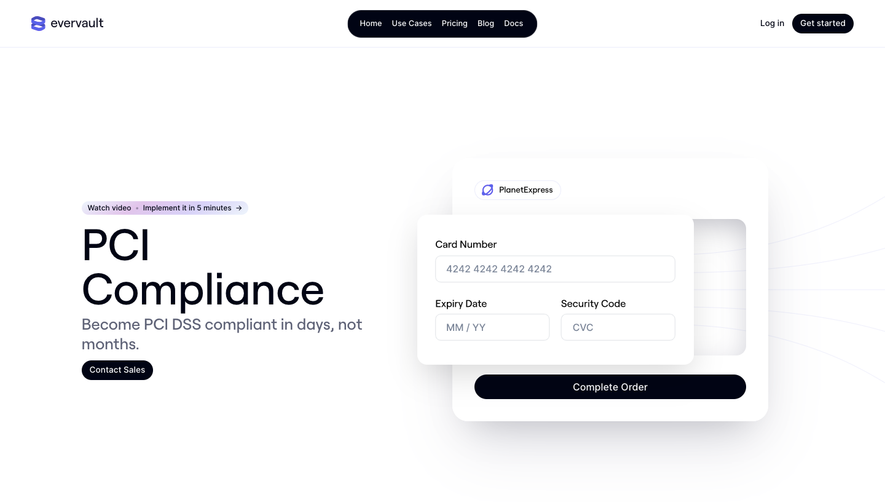 Evervault Use Cases
