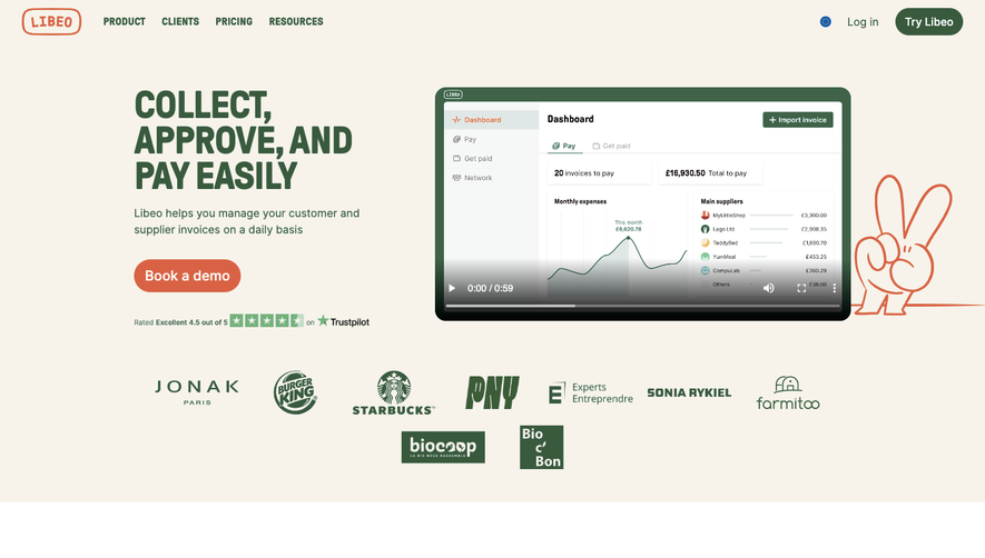 Libeo Landing Page