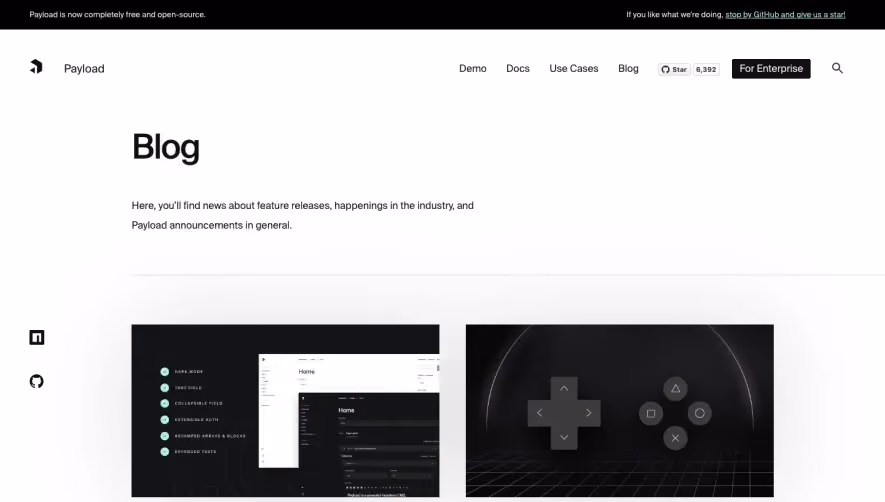 Payload Blog Feed
