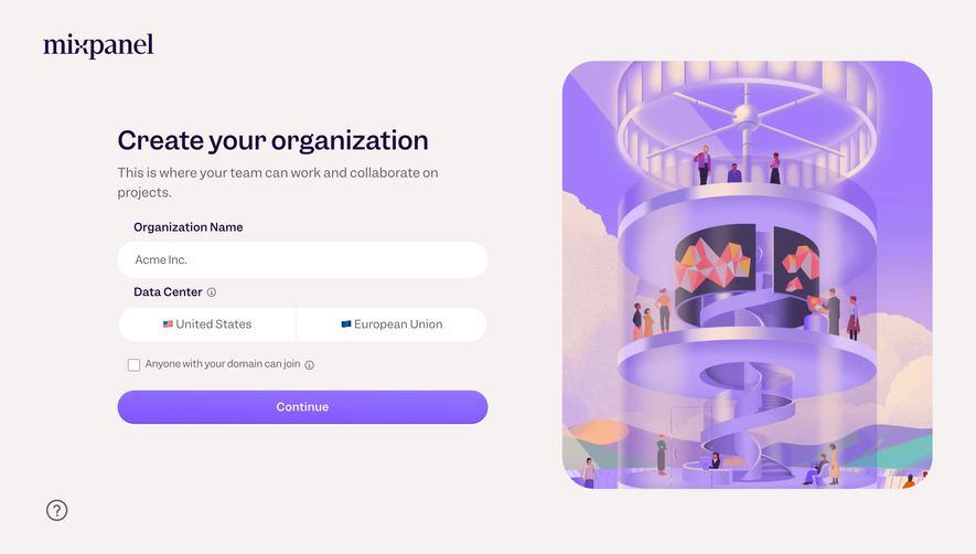 Mixpanel Account Setup