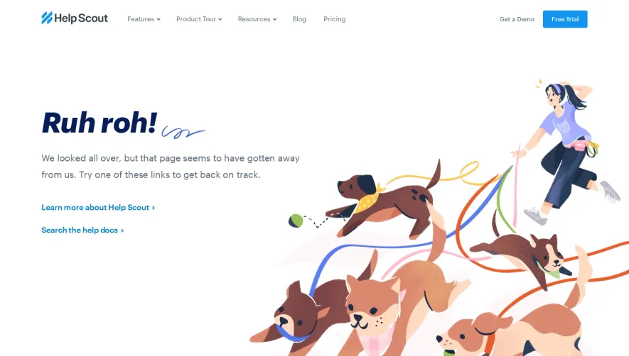 Help Scout 404 Pages