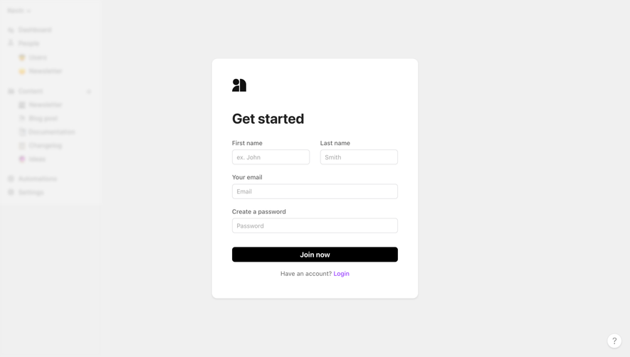 Audienceful Signup