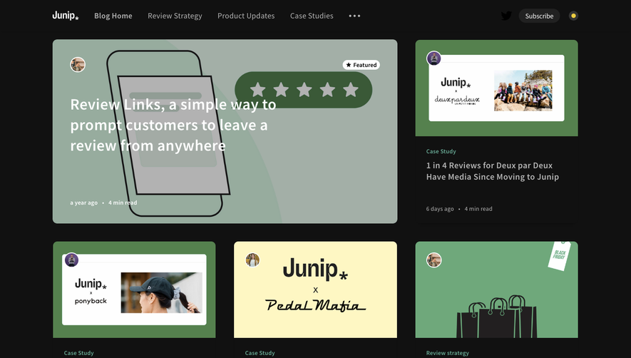Junip Blog Feed