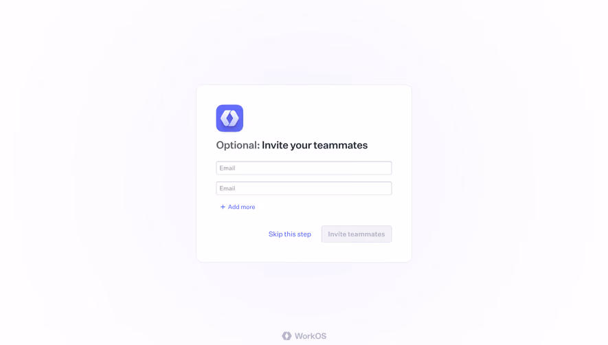 WorkOS Account Setup