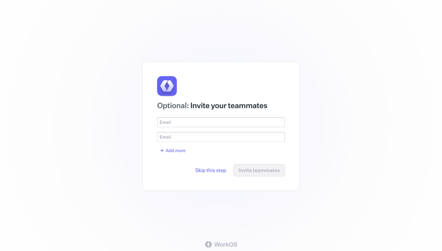 WorkOS Account Setup