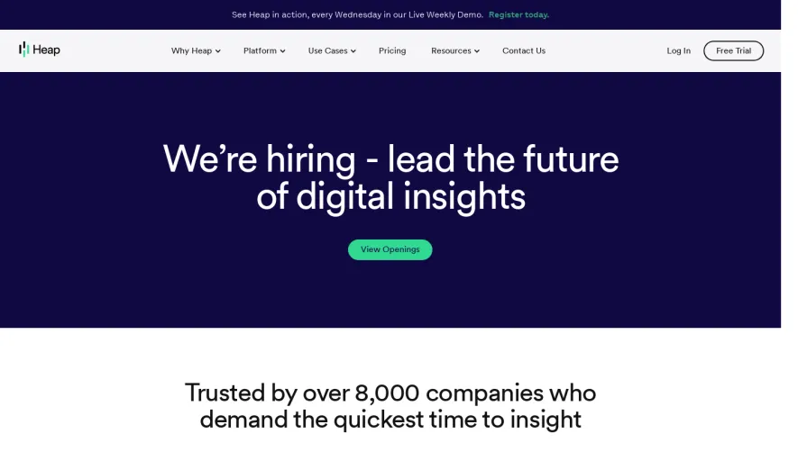 Heap Careers Page