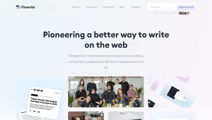 Flowrite About Page