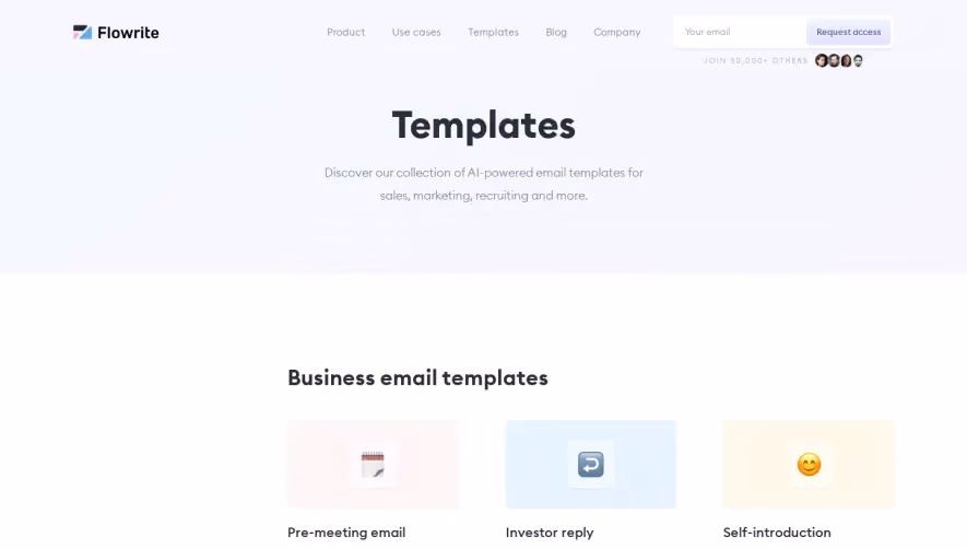 Flowrite Templates Library