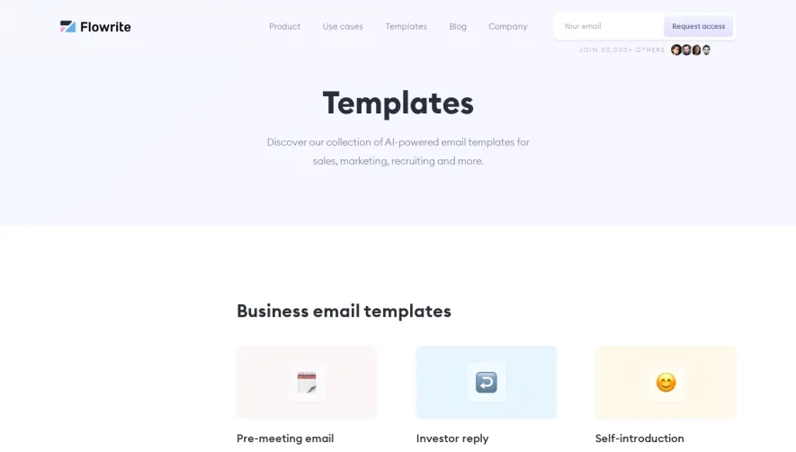 Flowrite Templates Library
