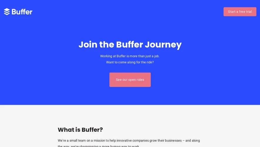 Buffer Careers Page