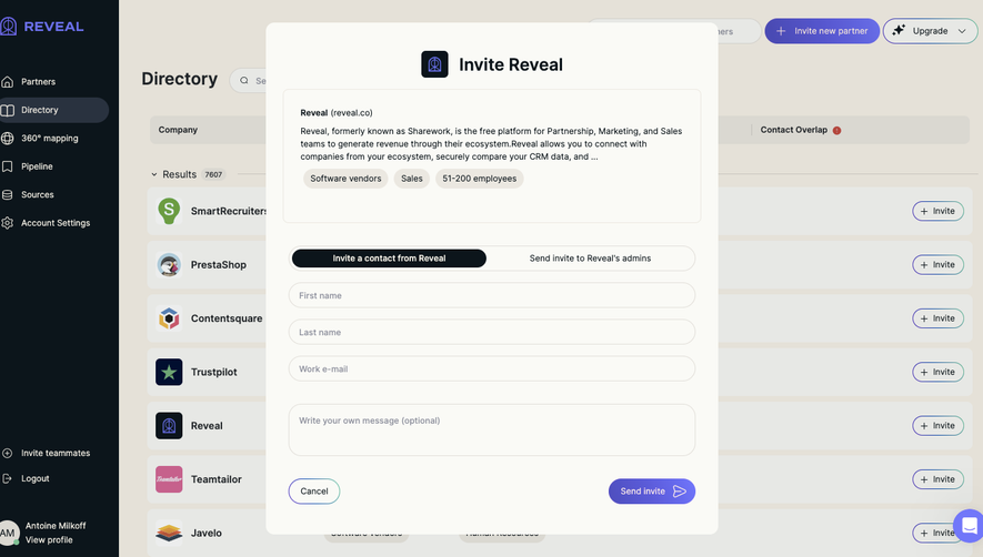 Reveal Dashboard
