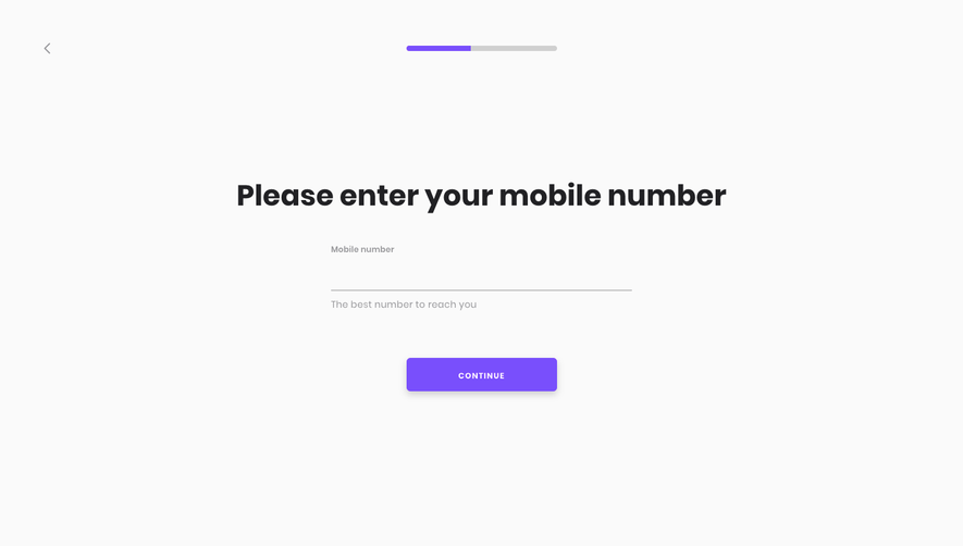 Melio Sign Up Flow