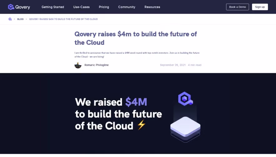 Qovery Blog Post