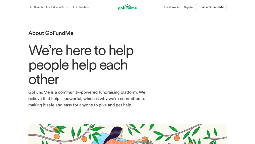 GoFundMe About Page
