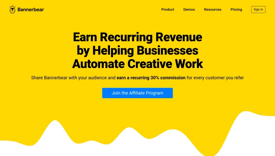 Bannerbear Affiliate Page