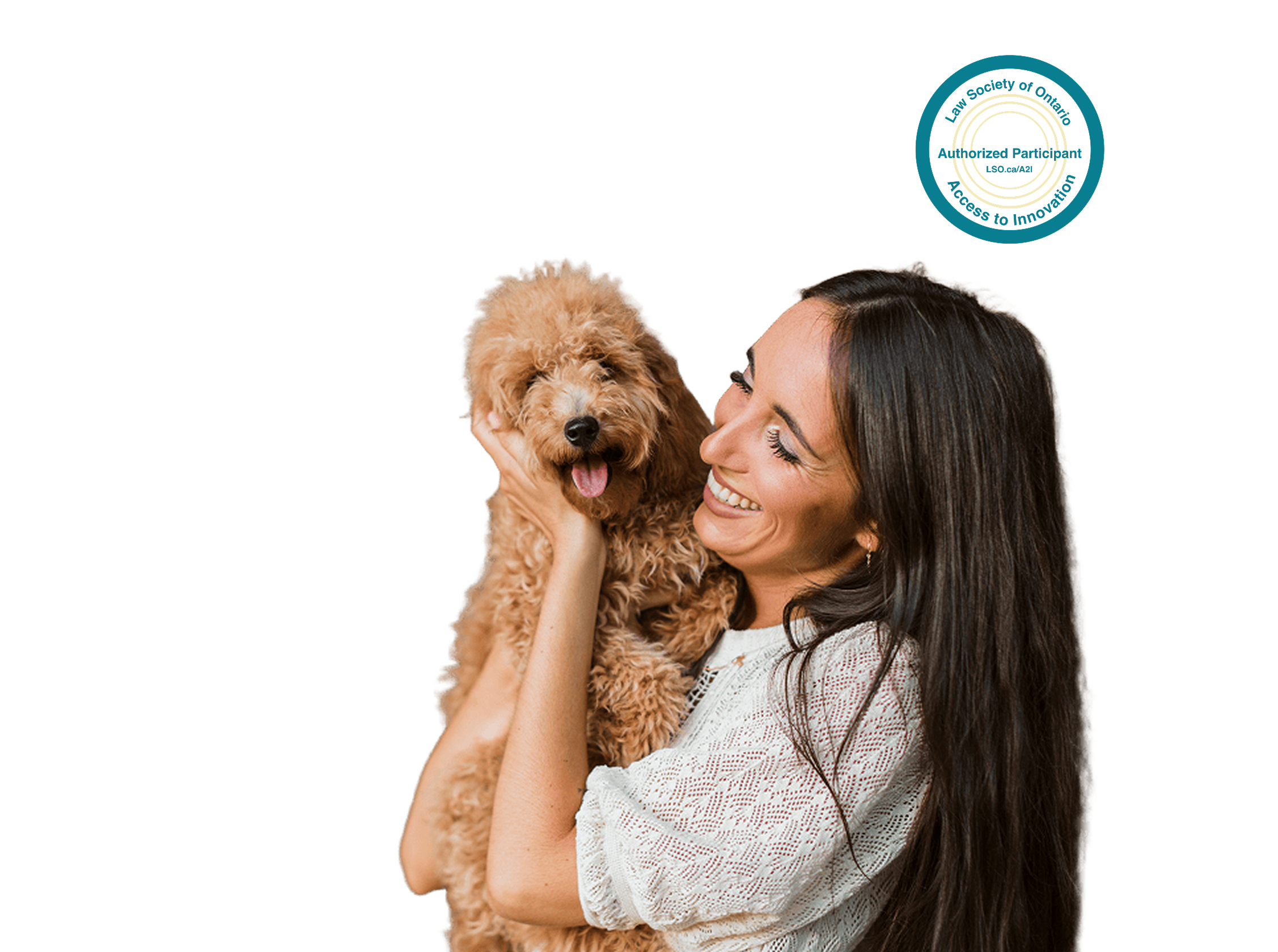 A happy family smiling