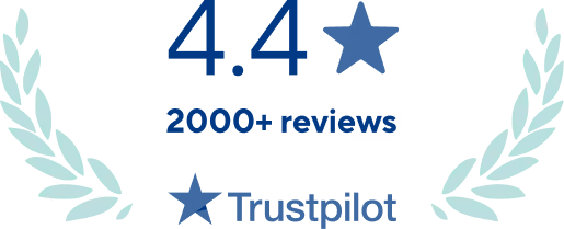 Trustpilot rating of 4.4 stars based on over 2000 reviews.