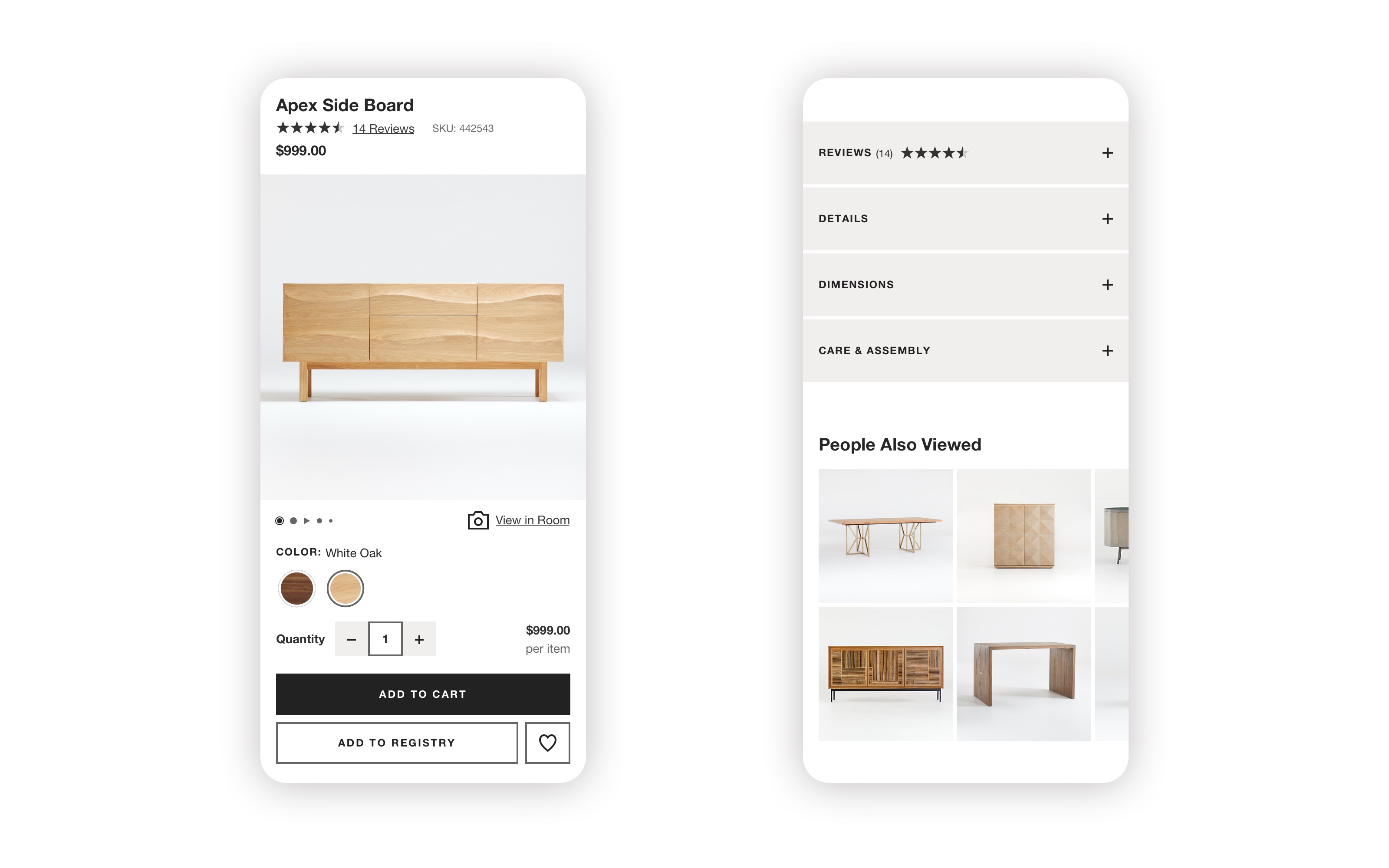 Renew Product Detail Page