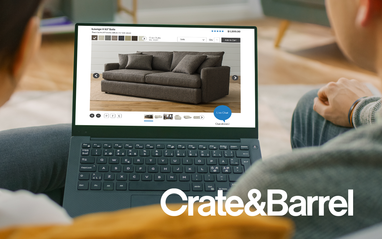 Crate and Barrel Sofas