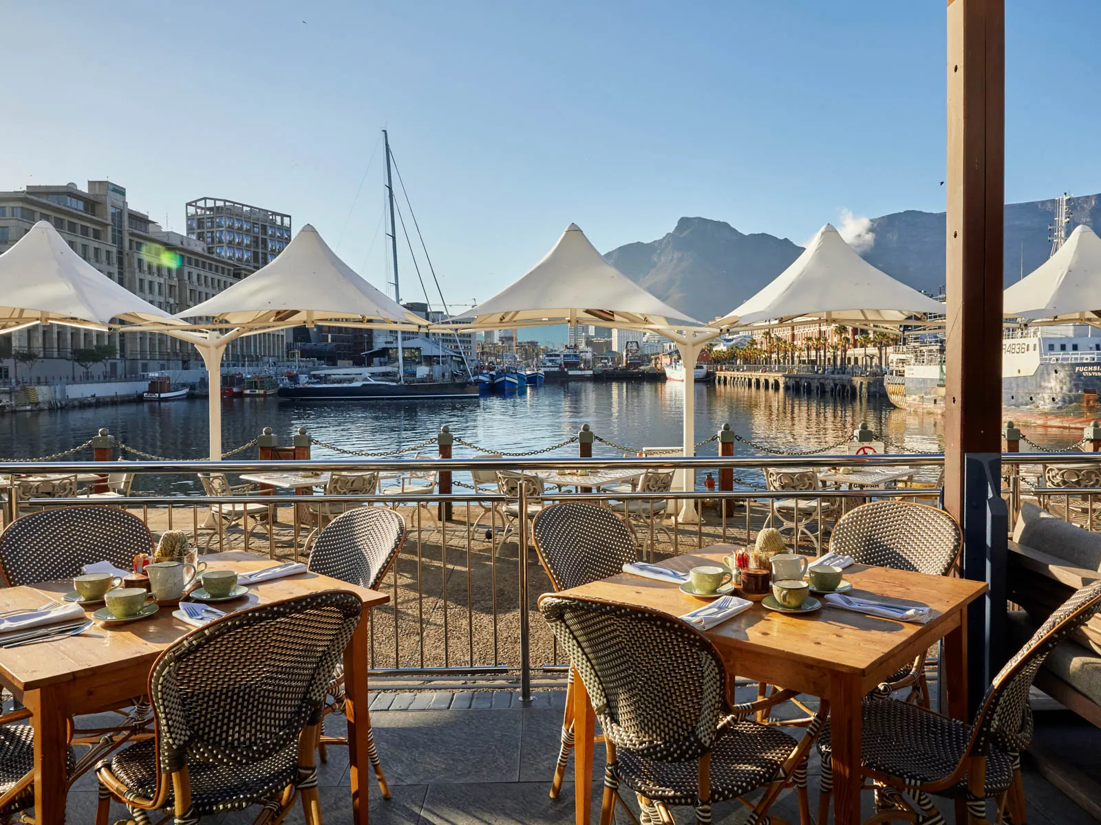 The V&A waterfront in Cape Town, South Africa 