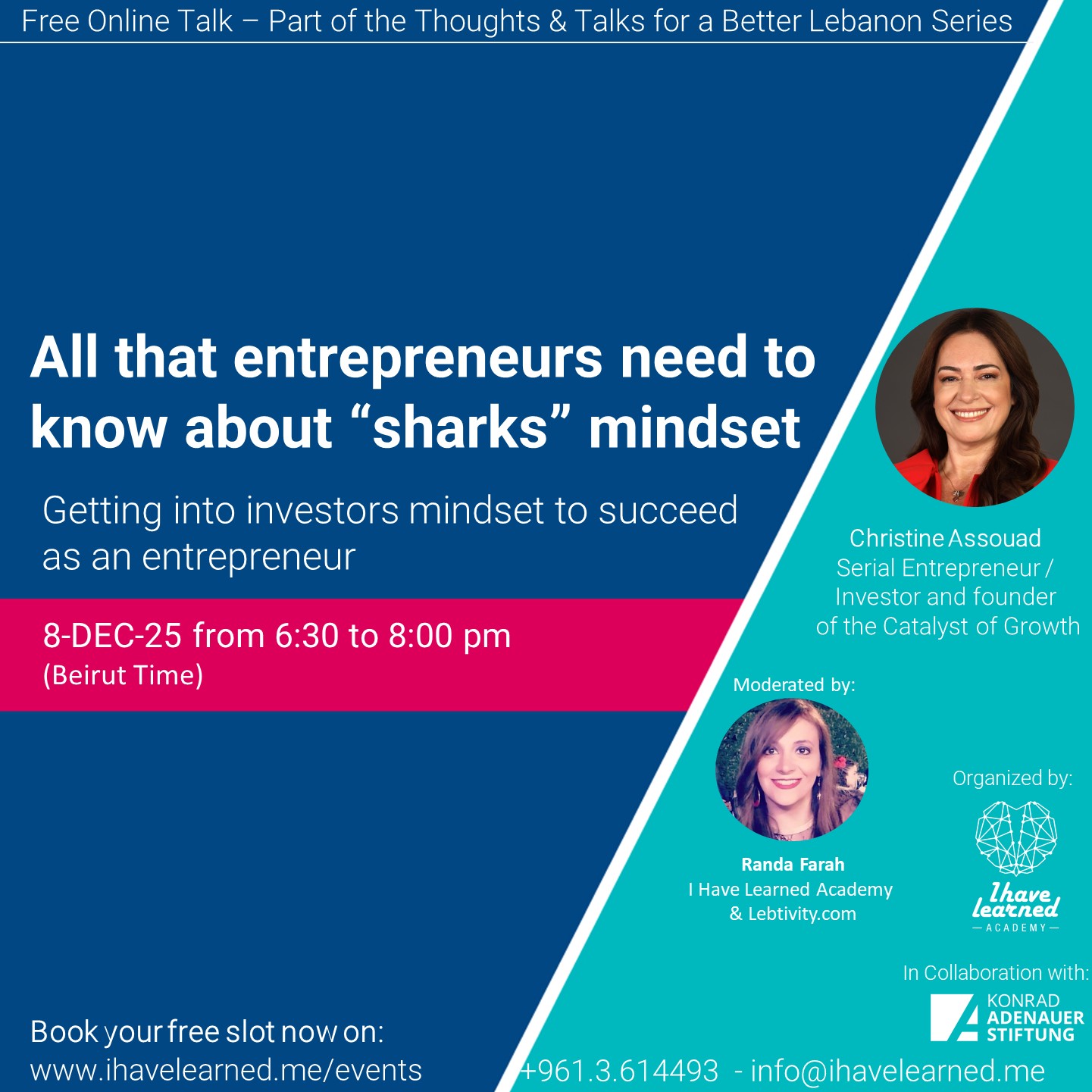 I Have Learned Academy, Training, Lebanon, School of Life, Workshops, Events, Educational Events, Beirut, Online, Sessions, Batroun, Academy, Education, Seminar, Conferences, Event Organizer, Corporate Events, Knowledge, Tours, VR in HR, HR, Human Resources Management, HR Consultancy, Happiness at Work in Lebanon, Chief Happiness Officer Certification, Wellness at Work, Life Skills, Practical skills, Everything you didn’t learn at School, team building, NLP, Coaching, Sessions, Organizational Psychology, Public Speaking, Trainer, Instructor, Professional, best, recommended, lego serious play in lebanon, certifications, International speaker, Recruitment, Gift Voucher, online learning, e-learning, elearning, happiness at work from home, continuous learning, 