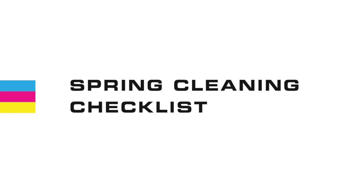 Spring Cleaning Checklist