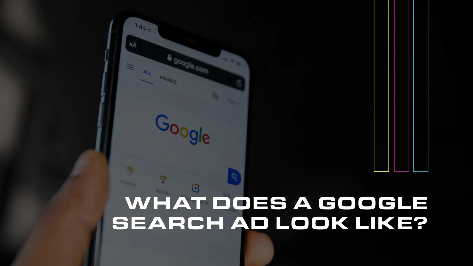 What does a Google Search Ad look like?