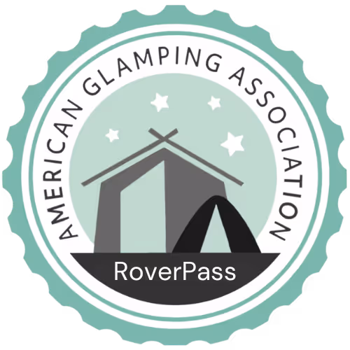 RoverPass Badge as a Member of the American Glamping Association