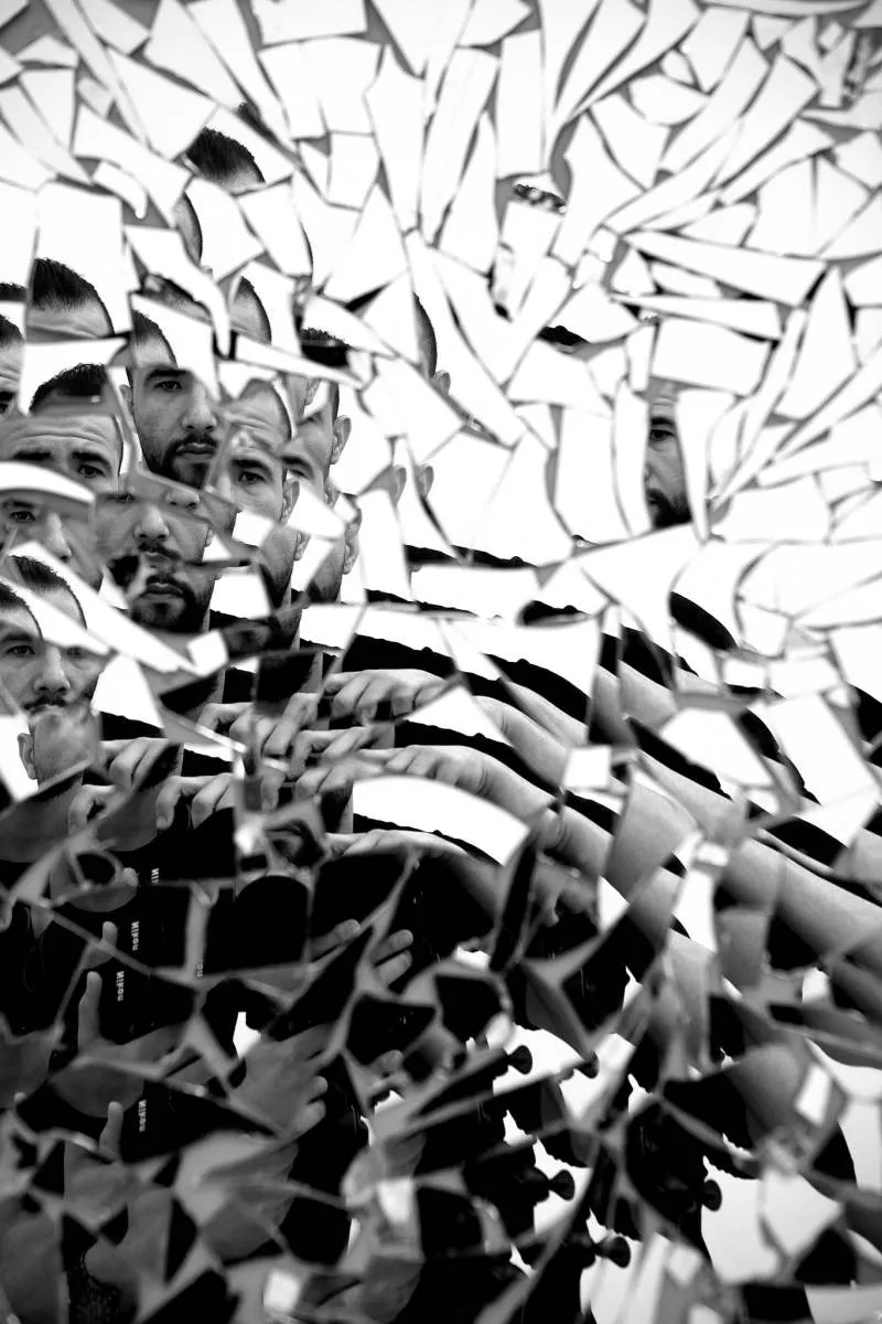 Artwork documentation from Shattered Image of Oneself by Khaled Barakeh, view 2.