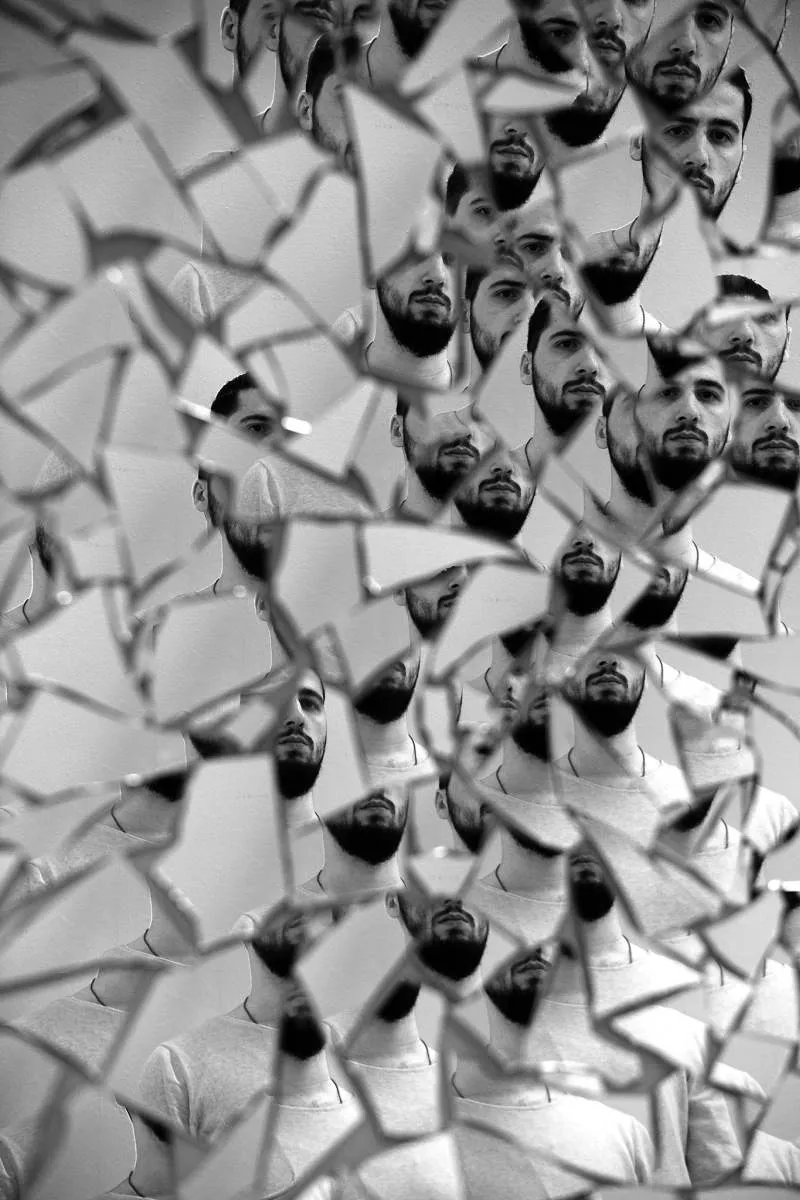 Artwork documentation from Shattered Image of Oneself by Khaled Barakeh, view 8.