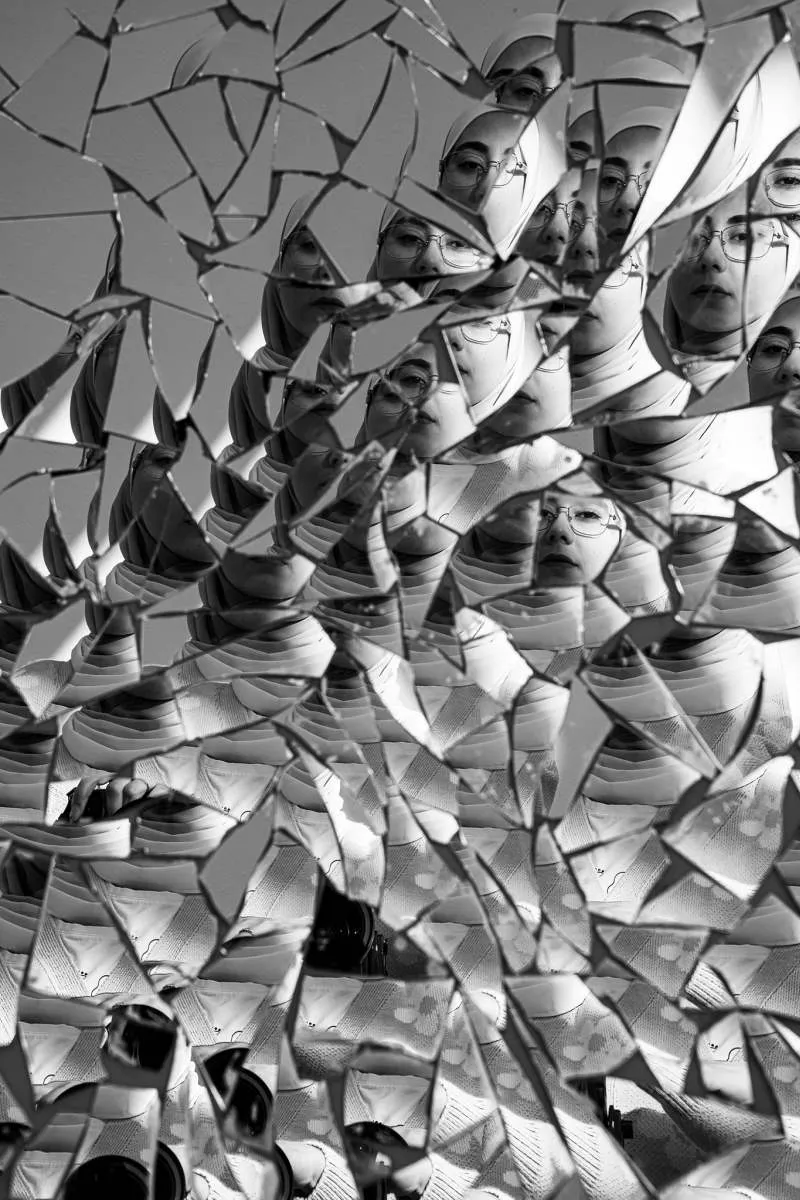 Artwork documentation from Shattered Image of Oneself by Khaled Barakeh, view 6.