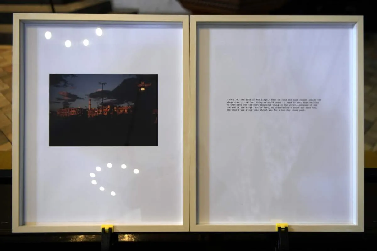 Artwork documentation from Design of Necessity by Khaled Barakeh, view 34.