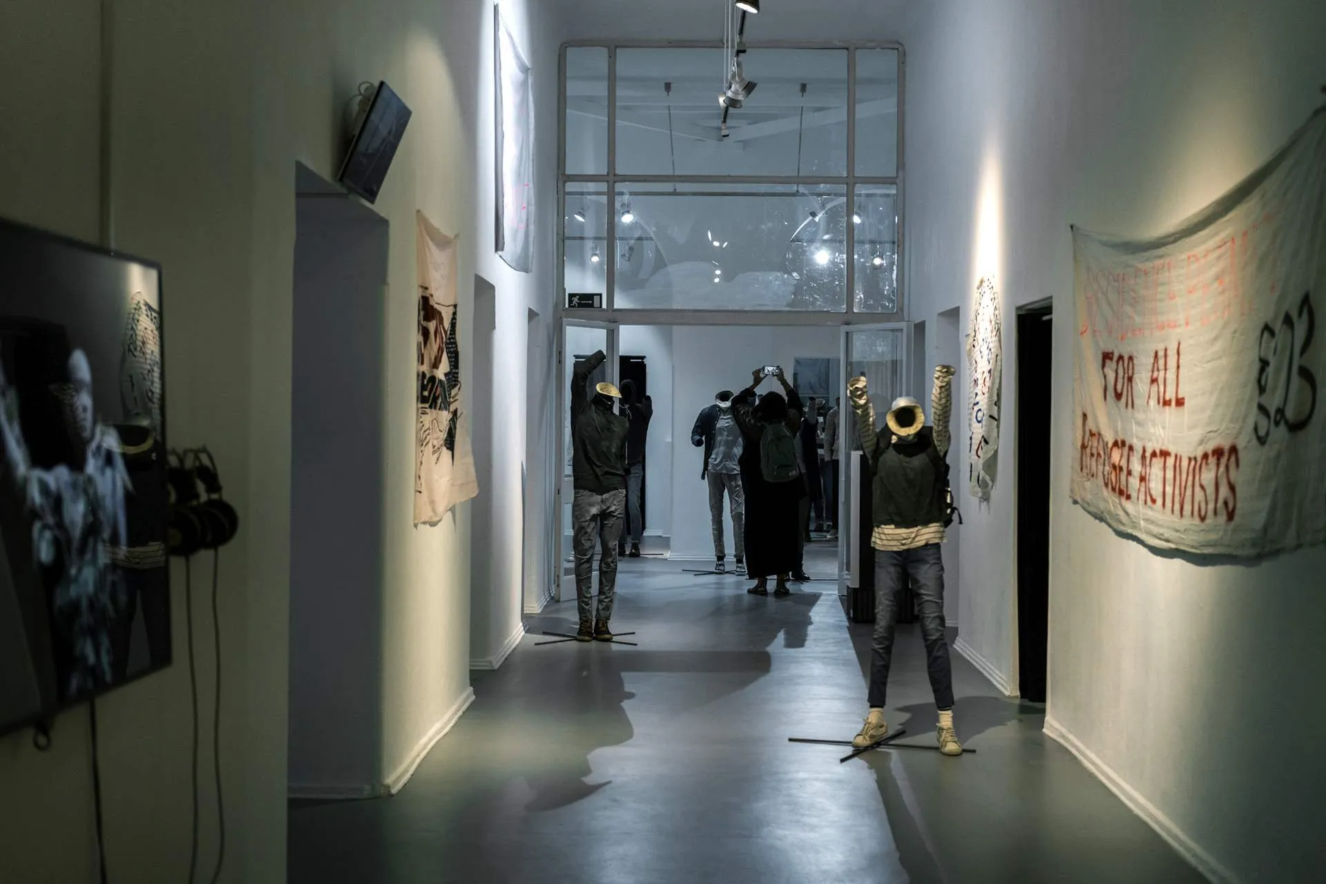 Artwork documentation from MUTE by Khaled Barakeh, view 20.