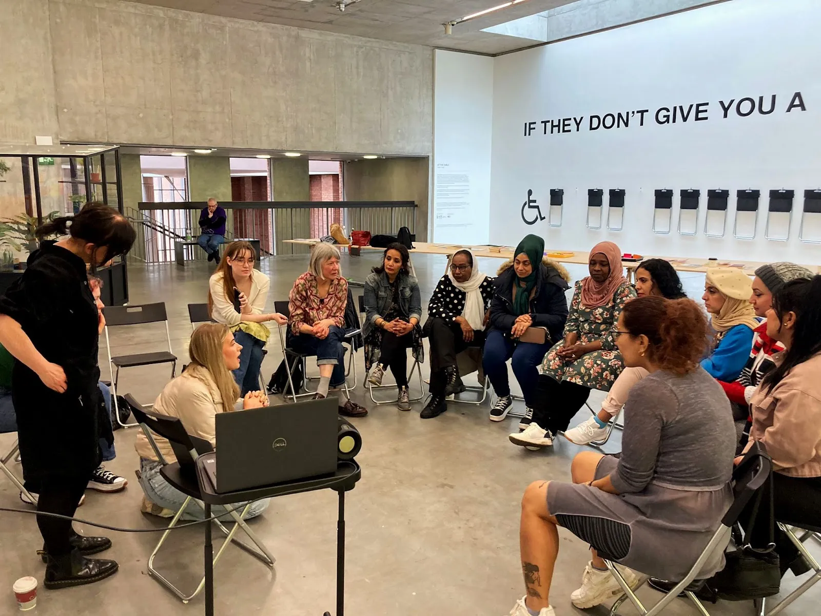 Artwork documentation from Weaving the Present, Shaping the Future by Khaled Barakeh, view 14.