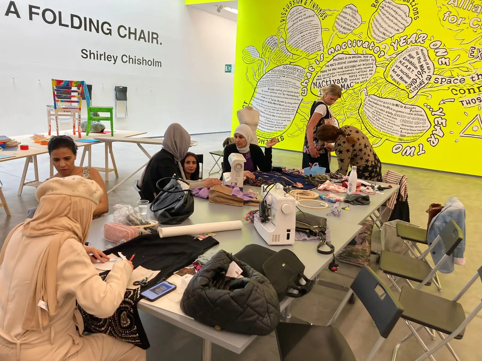 Artwork documentation from Weaving the Present, Shaping the Future by Khaled Barakeh, view 16.