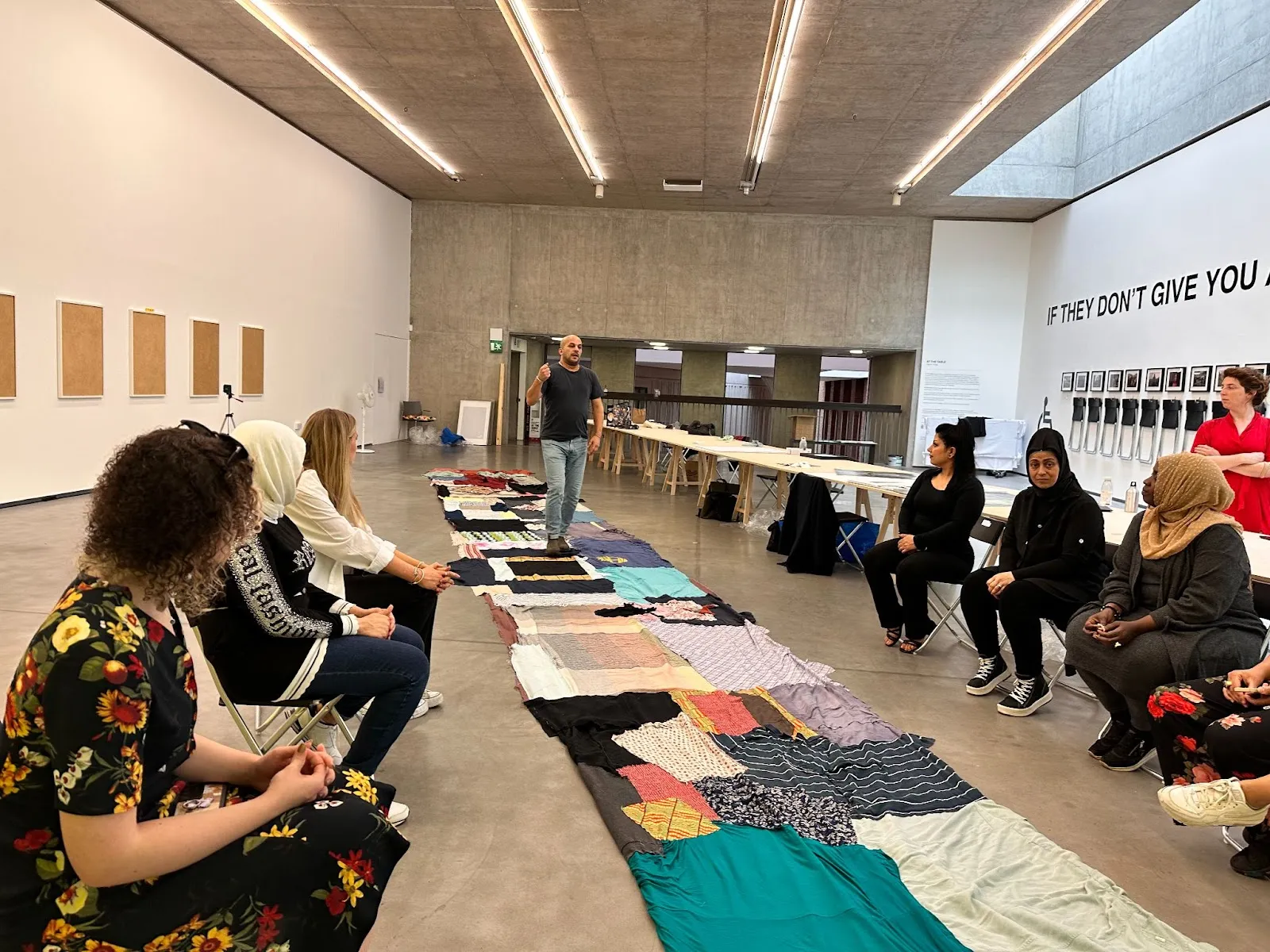 Artwork documentation from Weaving the Present, Shaping the Future by Khaled Barakeh, view 18.