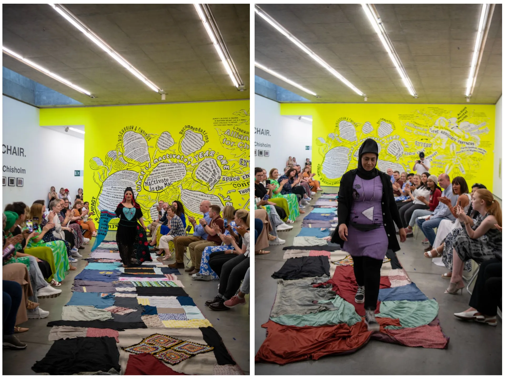 Artwork documentation from Weaving the Present, Shaping the Future by Khaled Barakeh, view 21.