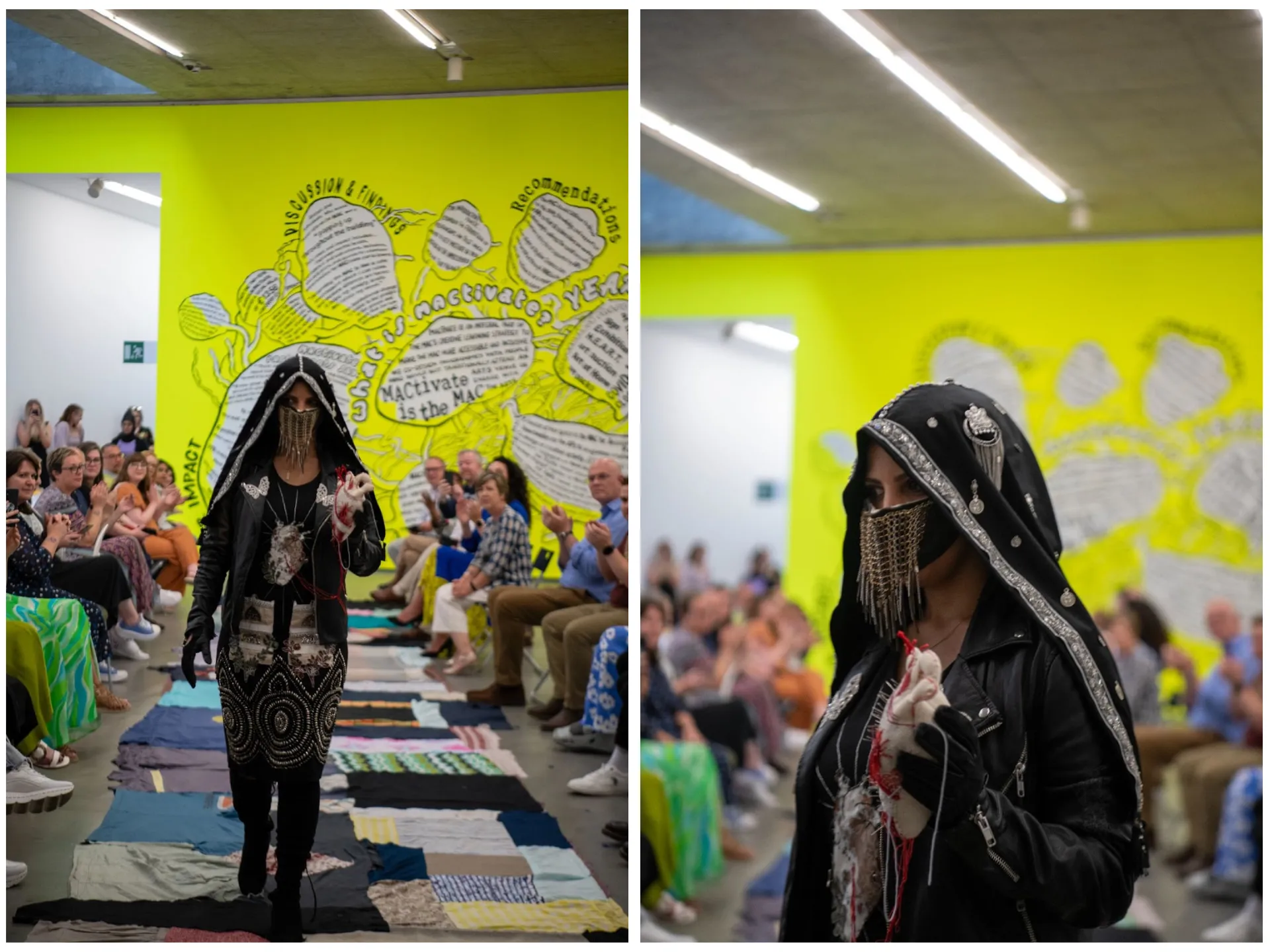 Artwork documentation from Weaving the Present, Shaping the Future by Khaled Barakeh, view 22.