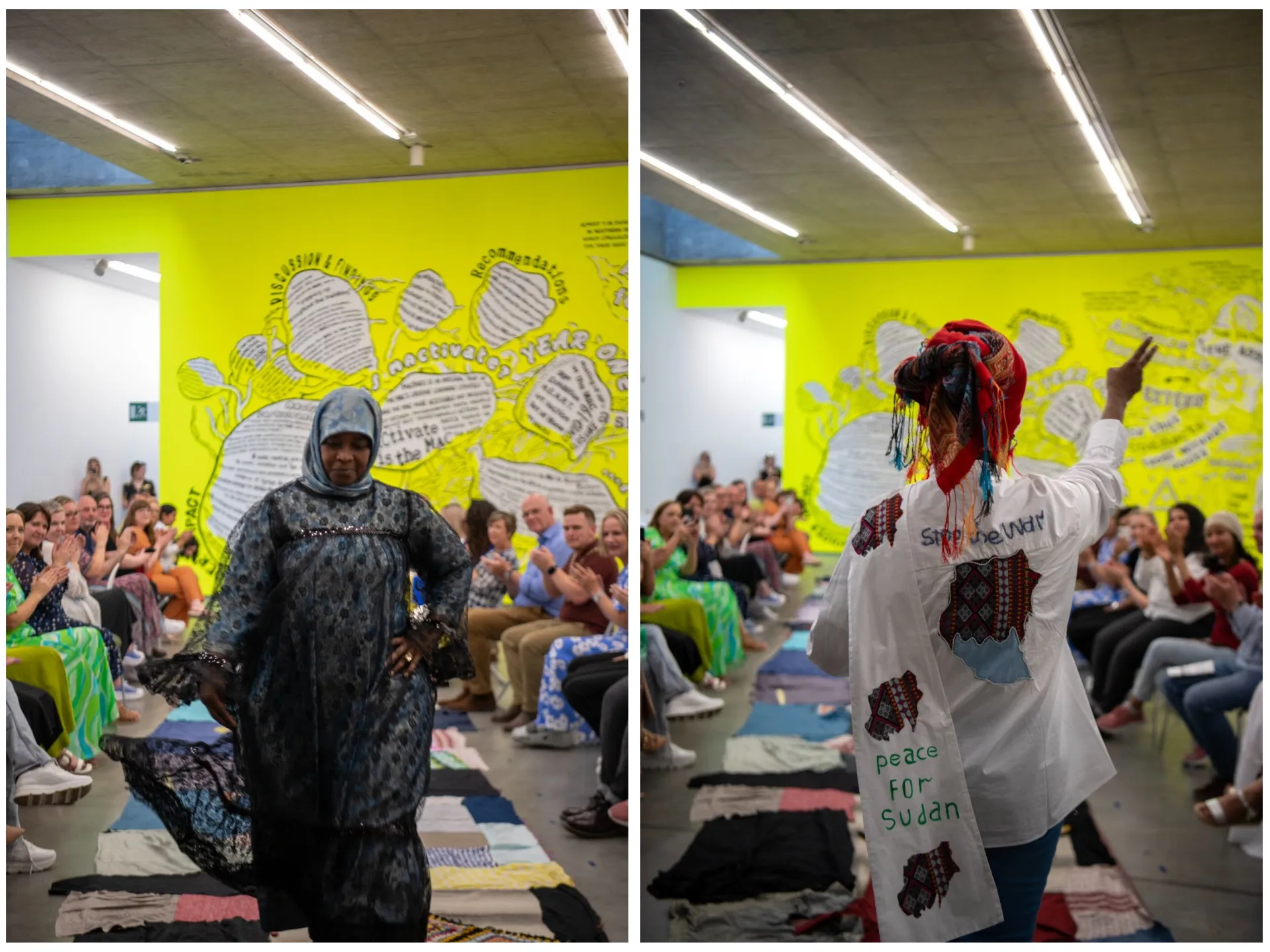 Artwork documentation from Weaving the Present, Shaping the Future by Khaled Barakeh, view 23.