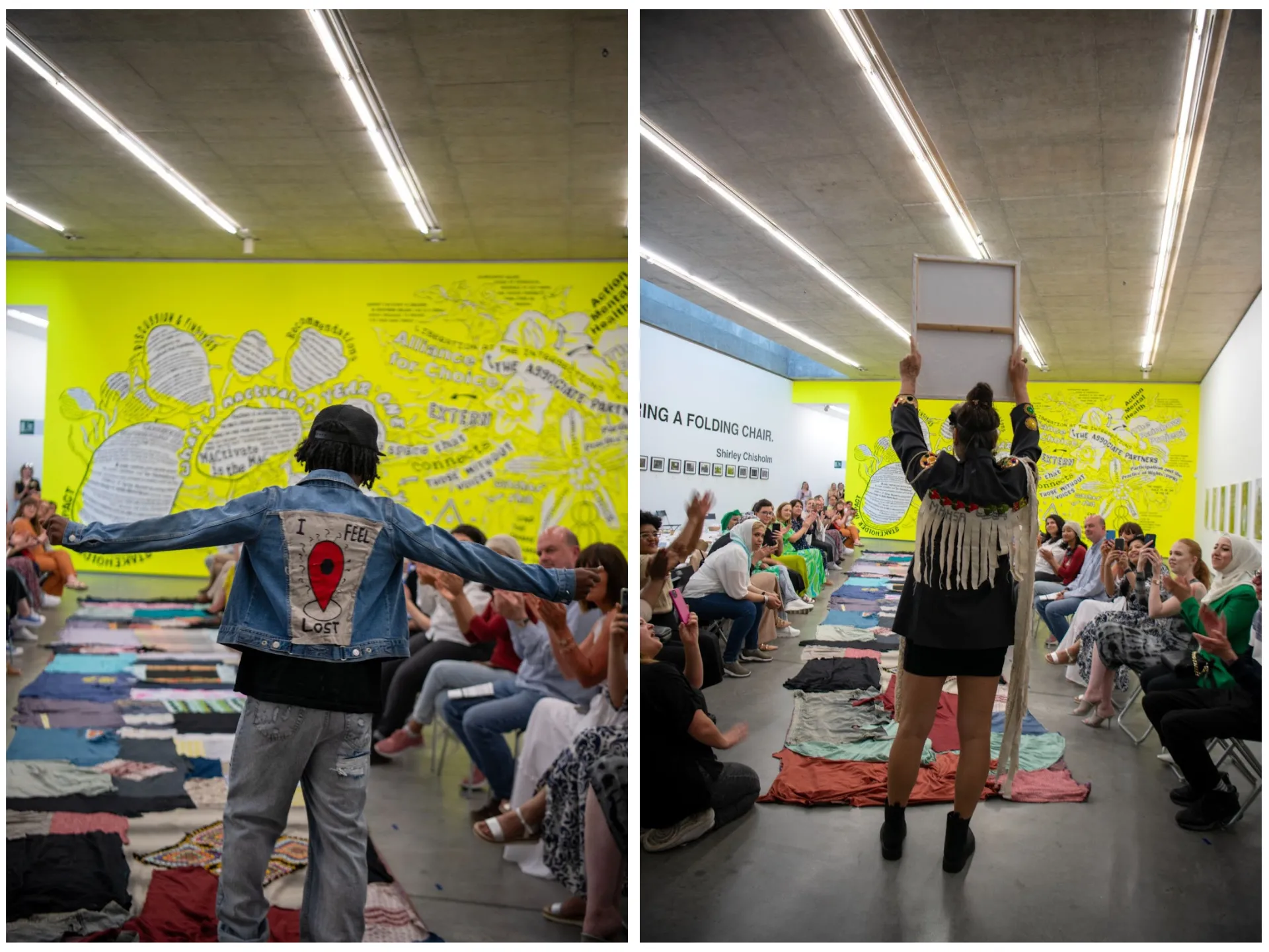 Artwork documentation from Weaving the Present, Shaping the Future by Khaled Barakeh, view 24.