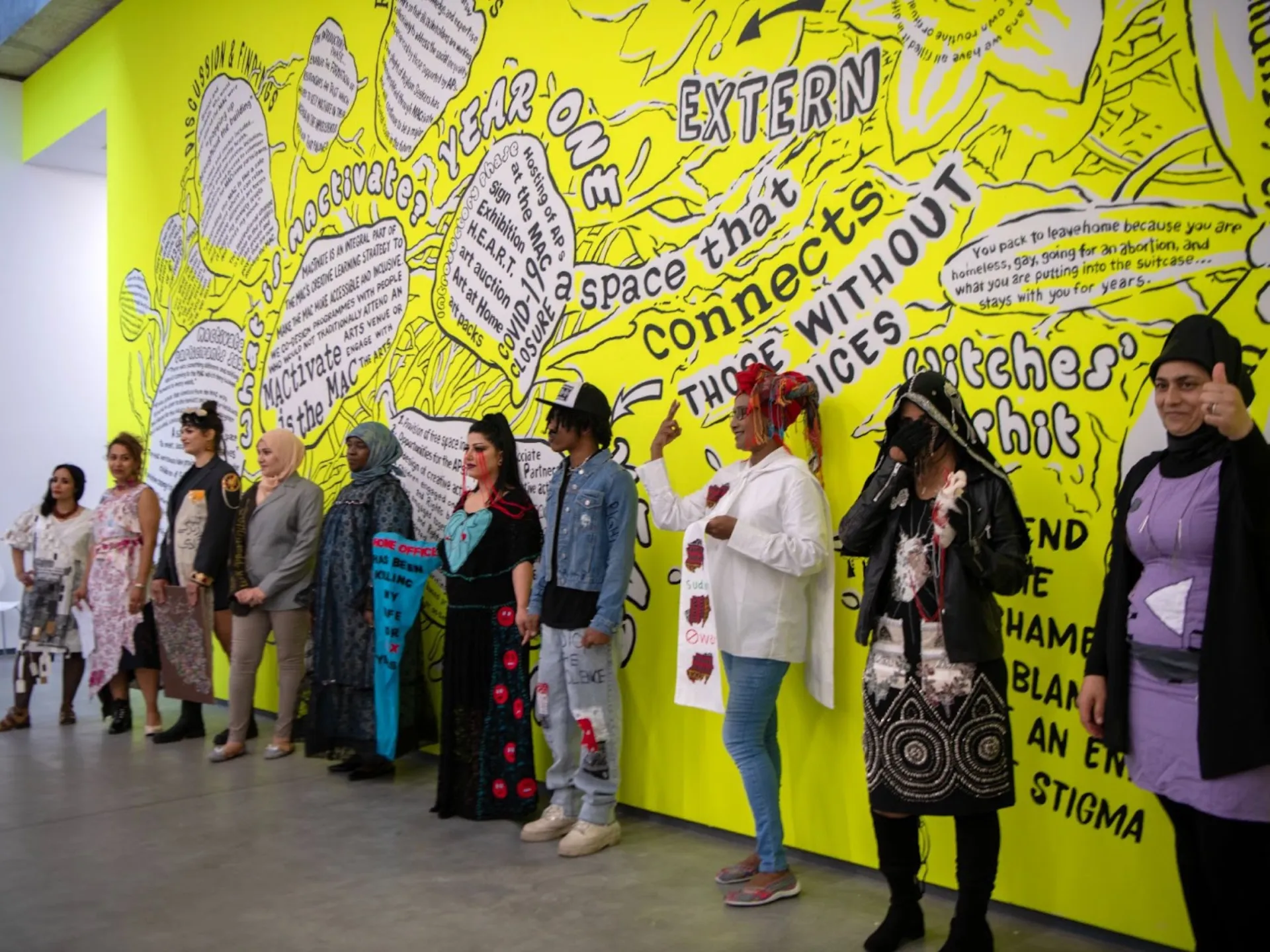 Artwork documentation from Weaving the Present, Shaping the Future by Khaled Barakeh, view 28.