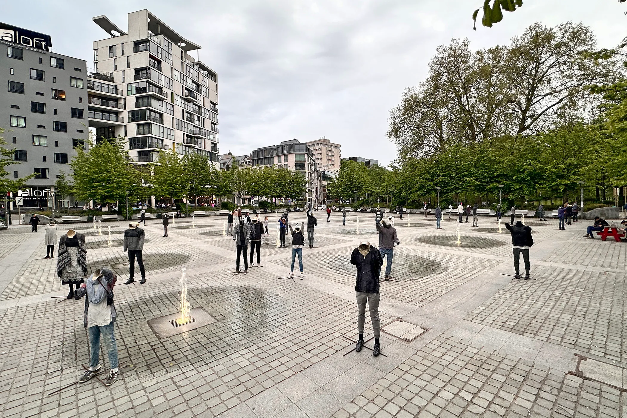 Artwork documentation from MUTE by Khaled Barakeh, view 64.