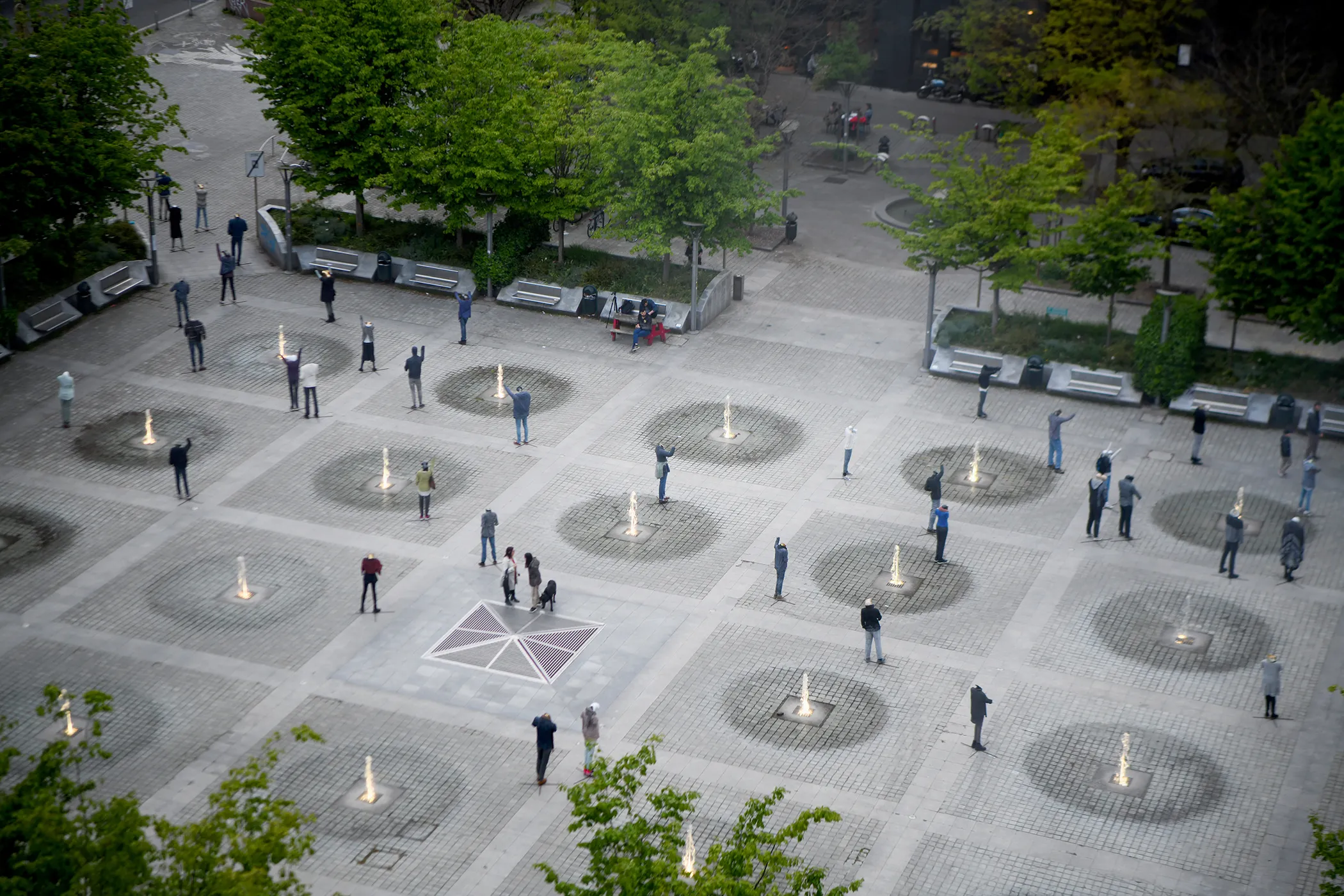 Artwork documentation from MUTE by Khaled Barakeh, view 67.